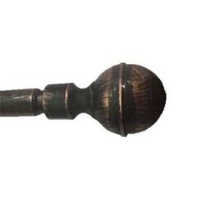 BARROTE EXTENSIBLE 1.10 A 2.10M NEGRO/COBRIZO BOCHITA