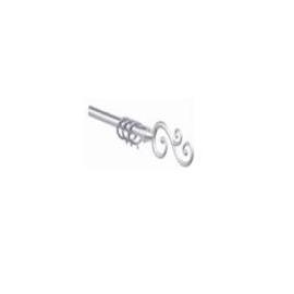 BARROTE EXTENSIBLE 1.10 A 2.10m GRIS PLATA CLAVE DE SOL