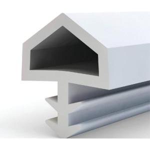 BURLETE BLANCO P/PUERTA C/ESPIGA ROLLO 25M GM001 (MEATON)