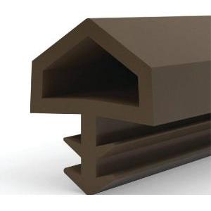 BURLETE MARRON P/PUERTA C/ESPIGA ROLLO 25M GM001 (MEATON)
