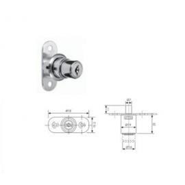 CERRADURA 105 BOTON CROM. 23MM. C240 C12 Un (MEATON)