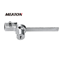 CERRADURA VITRINA CORREDIZA 140Mm.NIQUELADA (MEATON)