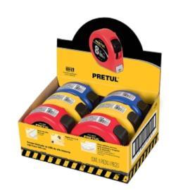 CINTA MÉTRICA AMARILLA PRO-8MTS (PRETUL)