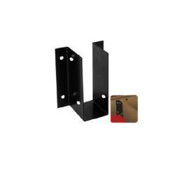 CONECTOR ALETA EXT.NEGRO,P/TIR,PISOS,TECHOS MAD 2X4