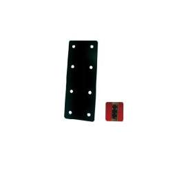CONECTOR PLACA NEGRO P/TIR,PISOS,TECHOS MADER42X124MM