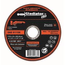 DISCO DESBASTE 115X6X22,2MM (GLADIATOR PRO)
