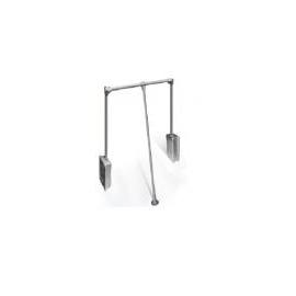 ELEVADOR DE ROPA P/PLACARD ALUM.60-83CMS.HIDR FM004