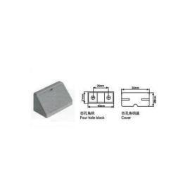 ESCUADRA ANG. PLASTICO BLANCO 42x20x20 C/TAPA