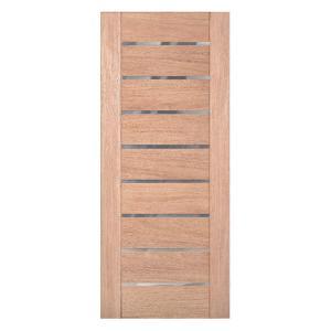 HOJA DE PUERTA PE307 CEDRO 2.03X0.90X33mm (INOX 1 LADO)