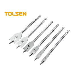 JGO. MECHAS PLANAS MADERA 10/25mm 6 Pcs. TOLSEN