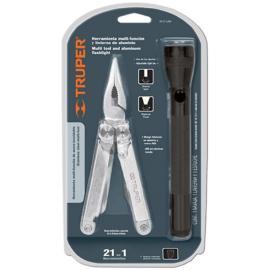 KIT NAVAJA NV-MH-21+LINTERNA LINA-2AA (TRUPER)