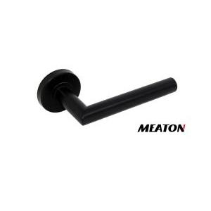 MANIJA C/RES CILIND.RECTA NEGRA AC. INOX 19MM