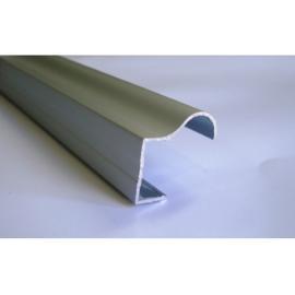 PERFIL ALUMINIO P/PLACA 18MM HW786 VARILLA 2.6M