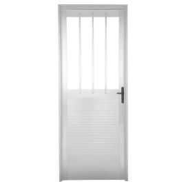 PUERTA ALUMINIO DER S/30/ C/REJA  0.70mx2.00m