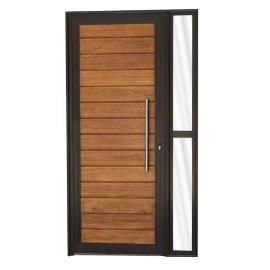 PUERTA LINEA PROBBA C/MADERA CON PAÑO FIJO
