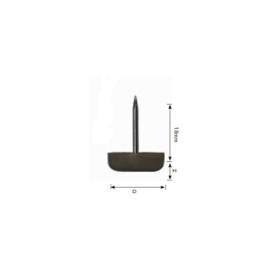 REGATON PARA CLAVAR DIAM. 18X6Mm.