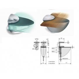 SOPORTE METALICO VIDRIO/MADERA TUCAN 8905L PAR