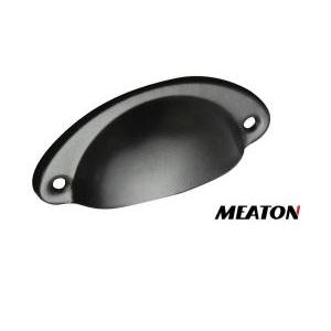 TIRADOR TIPO CONCHILLA NEGRA 64MM