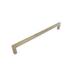 TIRADOR TIPO C 256MM AC. INOX. TERM. GOLD